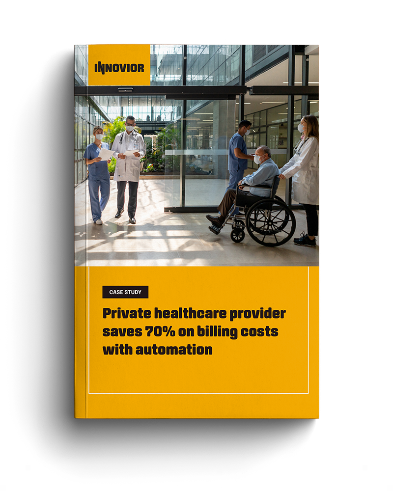 Private healthcare provider saves 70% on billing costs with automation | Innovior