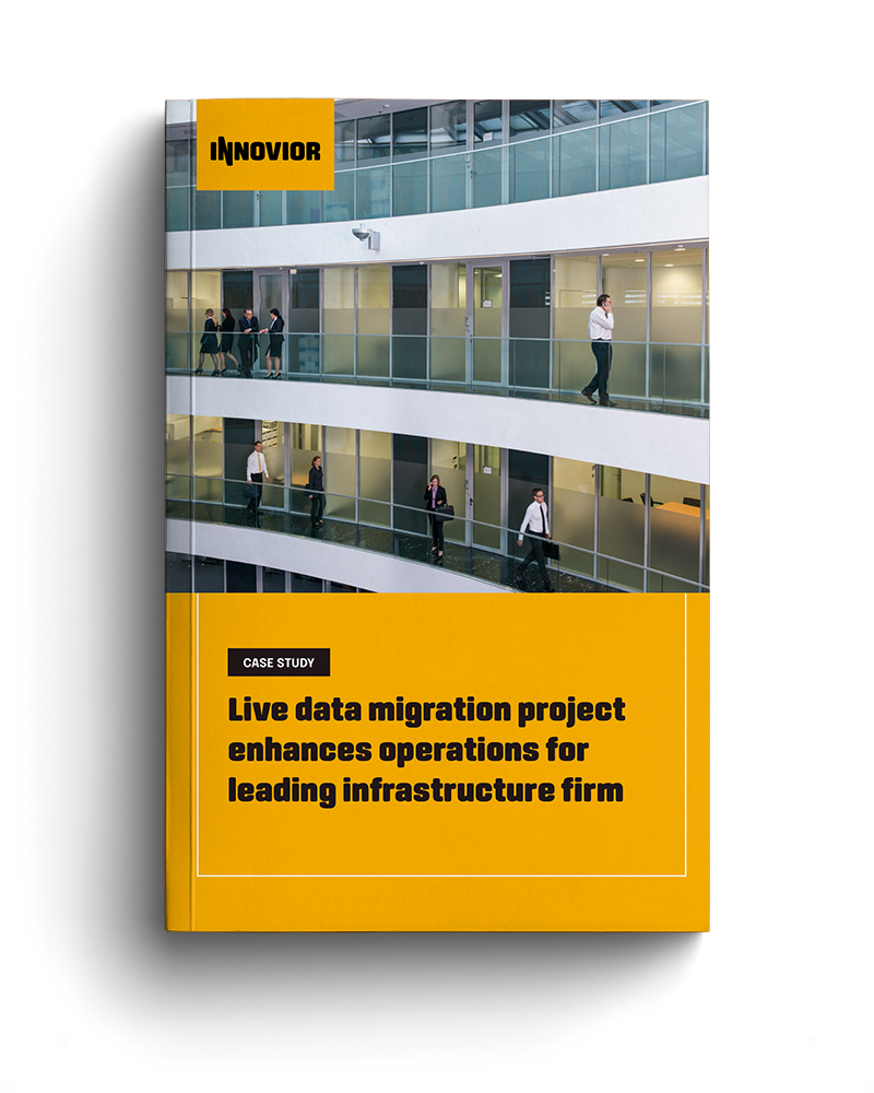 Live data migration project enhances operations for leading infrastructure firm | Innovior