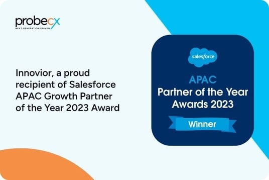 Innovior, a proud recipient of Salesforce APAC Growth Partner of the Year 2023 Award